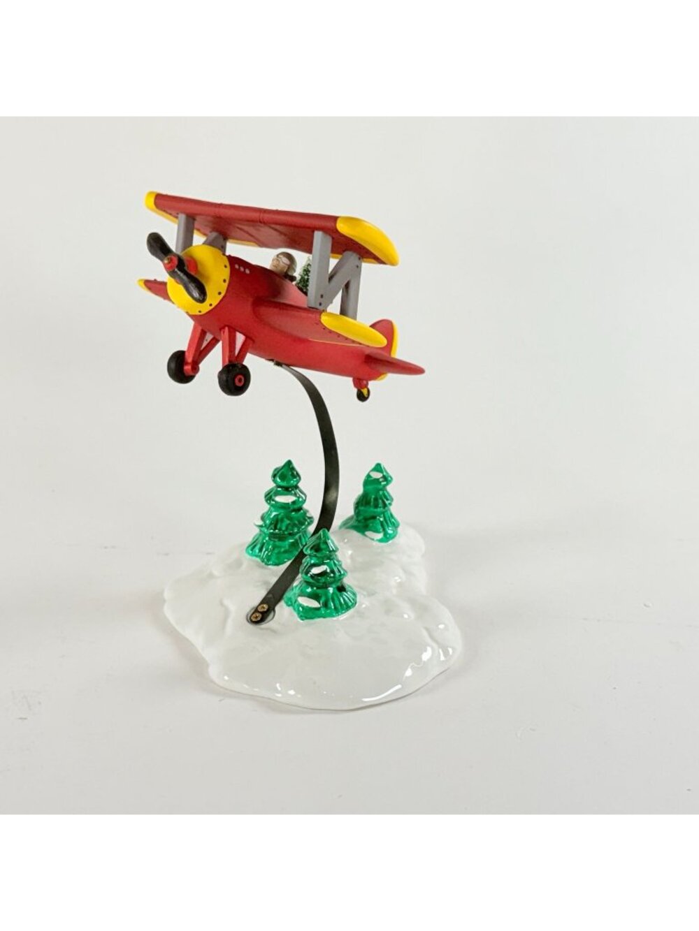 Dept 56 Snow Village Spirit of The Snow Village Airplane 54402 w/ Box